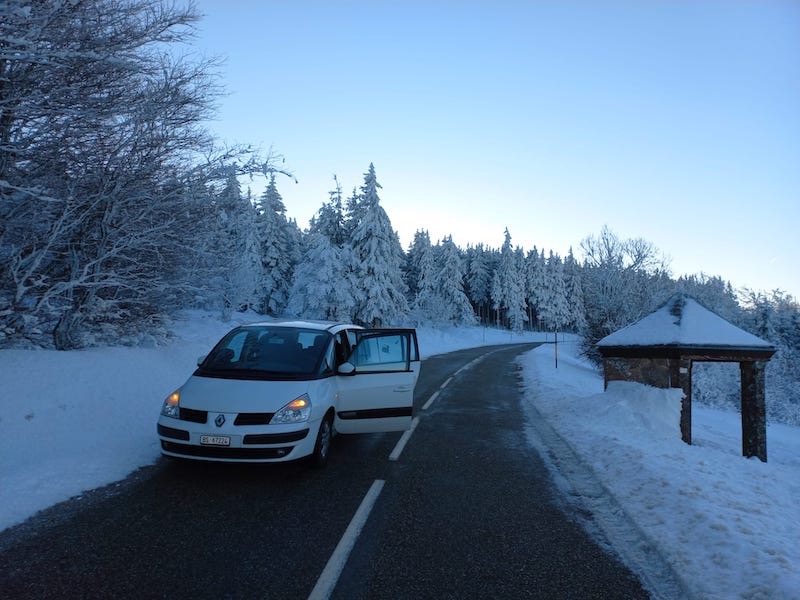 Ein Verkehrsteilnehmer